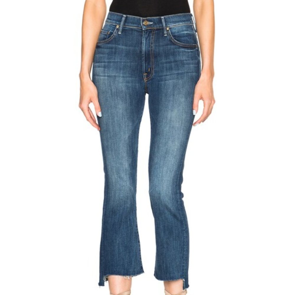 MOTHER Insider Crop Step Fray Jeans